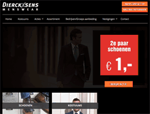 Tablet Screenshot of dierckxsens.nl